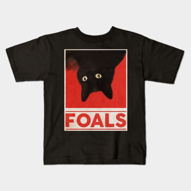 Backwards Cat Kids T-Shirt by fuuniteesa